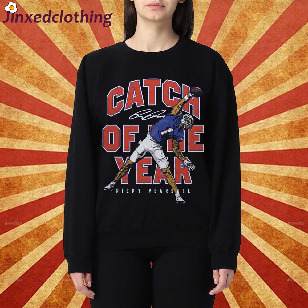 Official Ricky Pearsall College One Handed Catch Wht T-shirt 